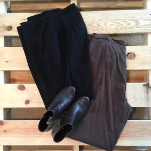 🌸VENEZIA slacks pants 1 black 1 brown 18 20
